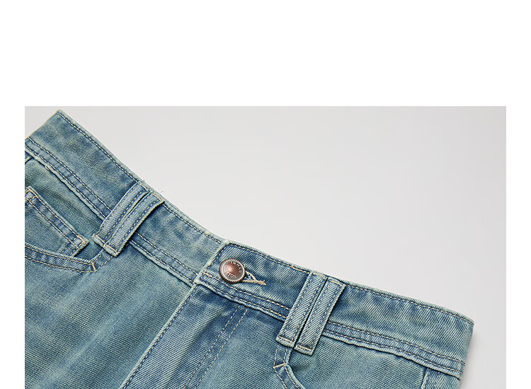 INMAN Vintage Washed Flared Jeans 26 Summer Women's New Commuter Loose Wide-Leg Pants Nostalgic Retro Blue 27 10