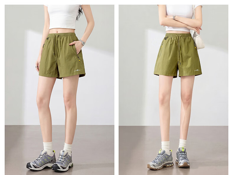 TonLion 2026 Summer New Casual Women's Shorts Outdoor Versatile Lightweight Sports Fitness Loose Fashion Shorts 17