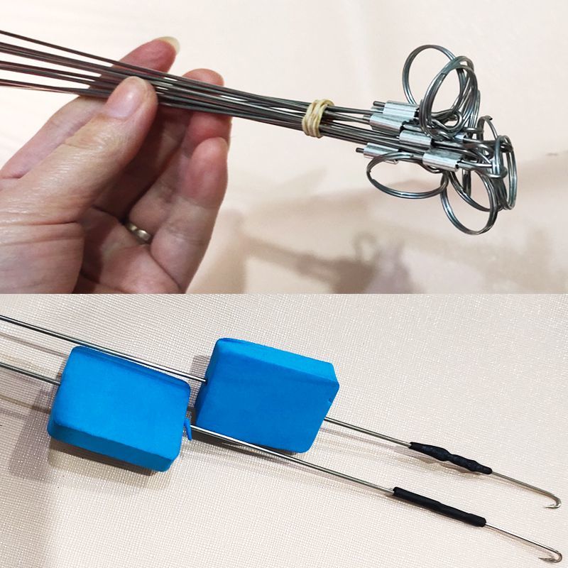 欧缔兰10个深水黄鳝笼捕鳝网泥鳅笼密眼抓鳝水上漂鳝鱼网捉黄鳝工具