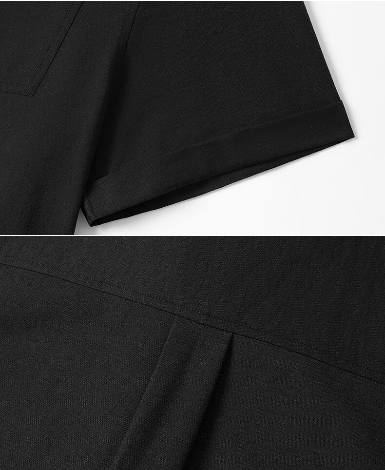 GXG Men's Casual Loose Fit Polo Shirt with Linen Blend Pocket Design and Spread Collar Short Sleeve 2026 Summer New Arrival 13