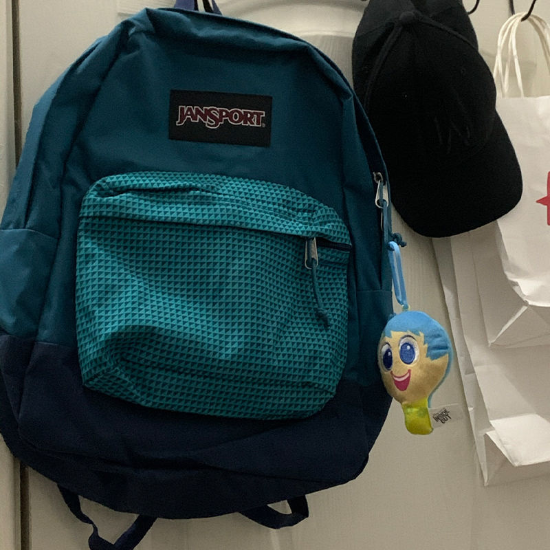 jan·sport双肩包防泼水雾霾蓝电脑包休闲背包初高中大容量学生书包潮