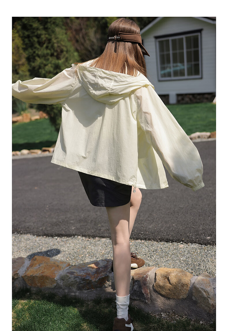 TonLion 2026 New Summer Women's Hooded Short Jacket Early Spring Stylish Petite Unique Youthful Lightweight Coat 5