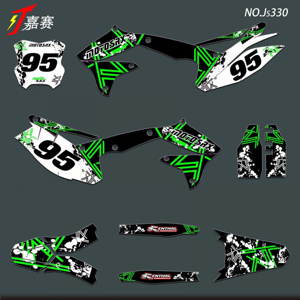 适用于贵尊战狼水冷nc250 450极盗者shr-3-6越野摩托车贴花贴纸版画