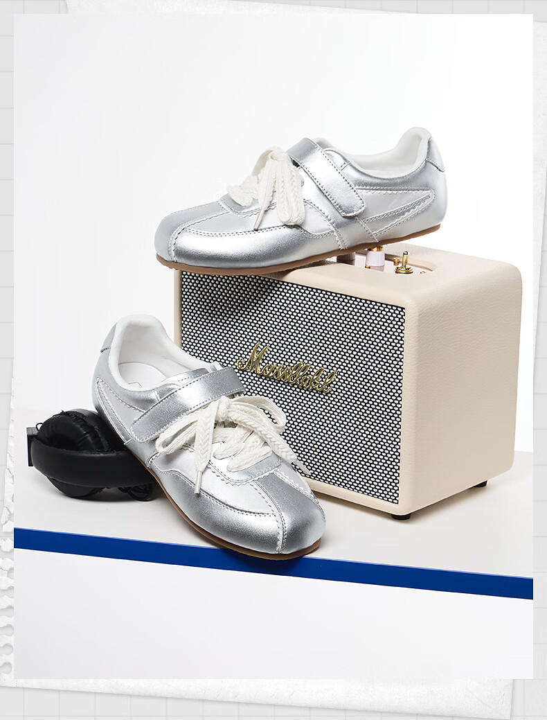 Hotwind Thin Sole Ballet Style Derby Shoes for Women 2026 Spring New Casual Sneakers Mall Edition 2