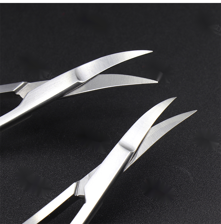 牙科工具s型弯剪 拆线剪刀口腔齿科宠物美容整形器械材料 银柄 16cm