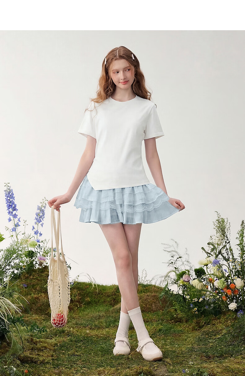 TonLion 2026 New Summer Women's Short Sleeve T-Shirt Unique Design Loose Fit Top Summer Outfit 11