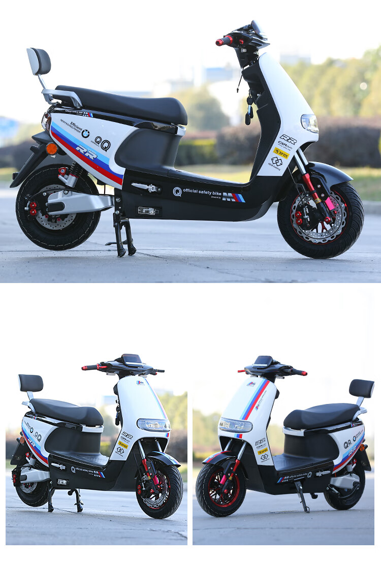 雅迪新日爱玛同款新款b09号电动摩托车爆改电摩高速72v电池长跑爬坡