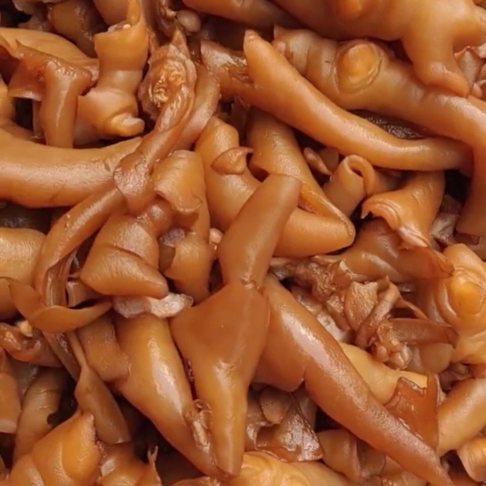 牛蹄皮4斤酱香卤味牛脚去骨熟牛脚皮五香牛蹄皮2斤清真牛肉类 二斤