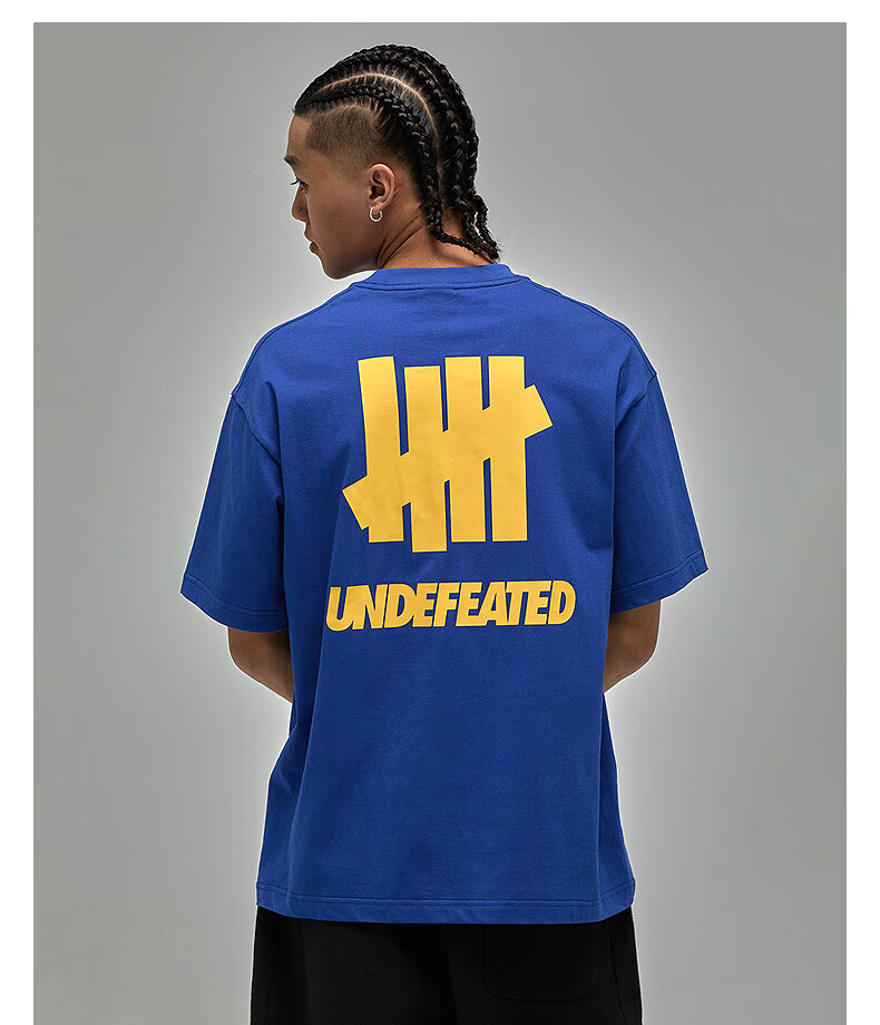 UNDEFEATED Five Stripes Official Autumn New Classic LOCK UP Short Tee White S 4
