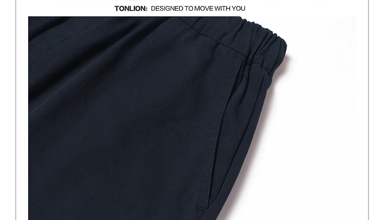 TonLion 2026 Summer New Women's Casual Shorts Navy Blue Loose Fit High Waist Cotton Sporty Youthful Advanced 16