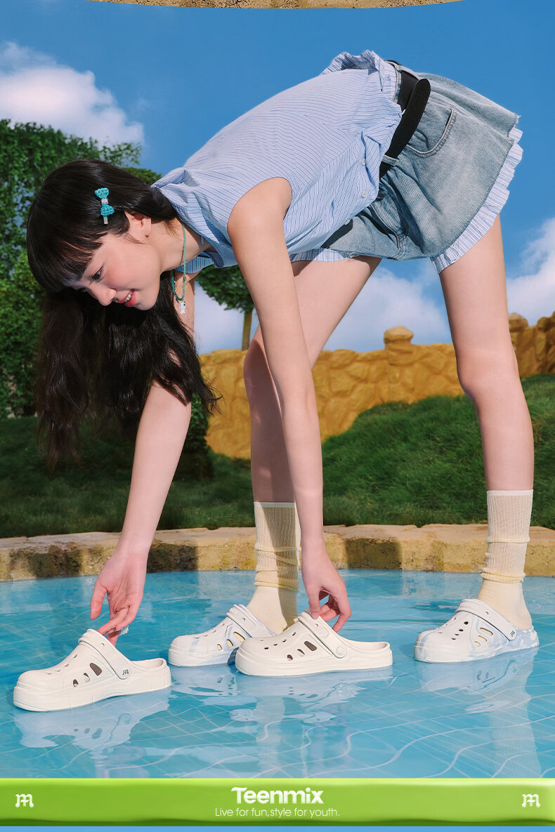 Tianmeiyi Xianbei Hollow Thick-Soled Sandals Women's Breathable Non-Slip Beach Shoes 2026 New Style 5