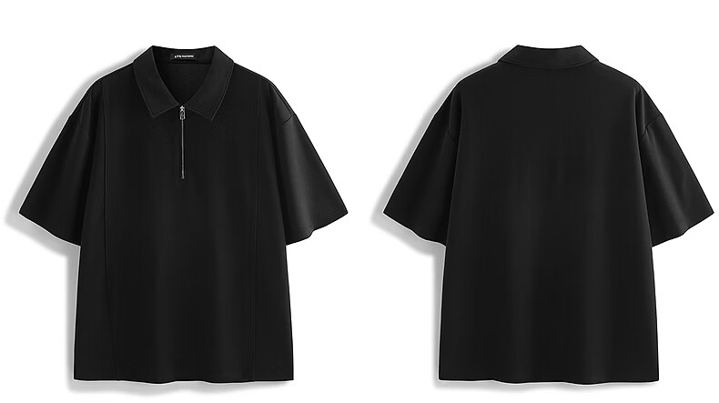 Peacebird Men Polo Shirt BACOG222D Black First Batch 2XL 18