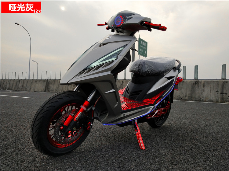 全新战速电动车鬼火电摩改装成人电瓶车96v72v120v大功率踏板车14