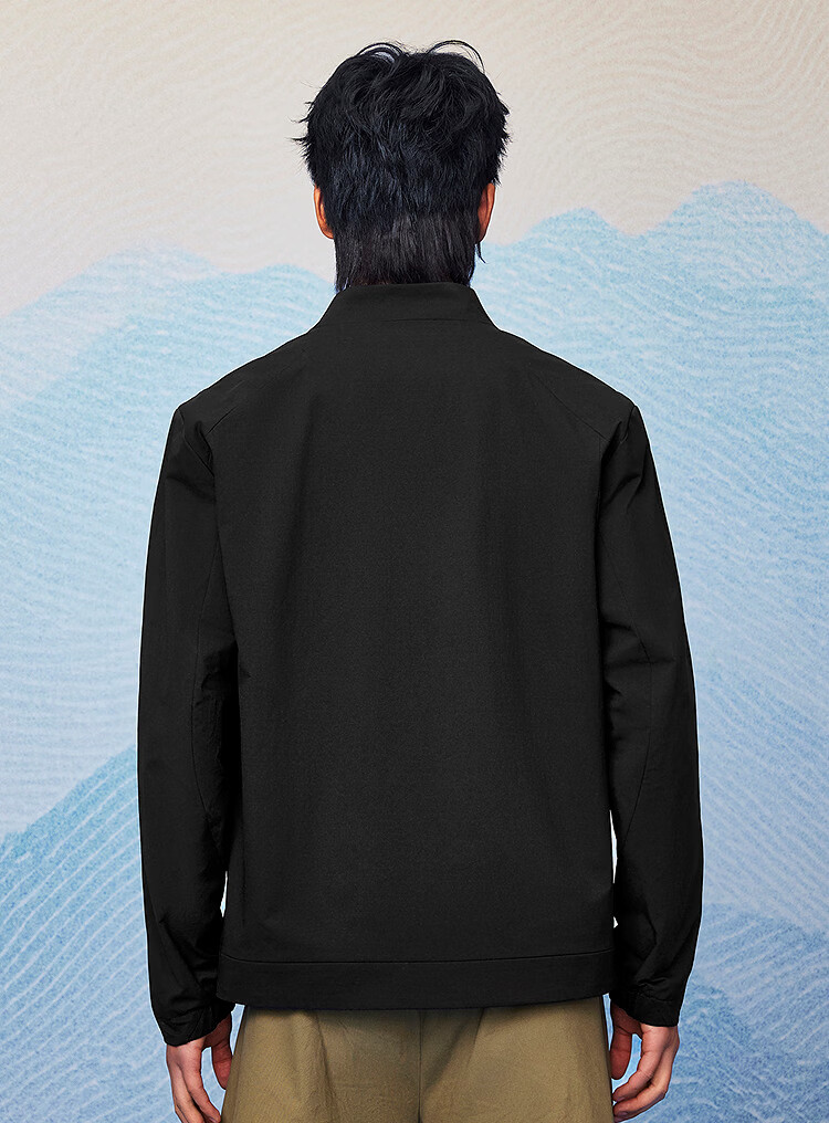 HLA Hailan Home Men's Jacket 26 Mountain Series Printed Stand Collar Long Sleeve Spring Men 9