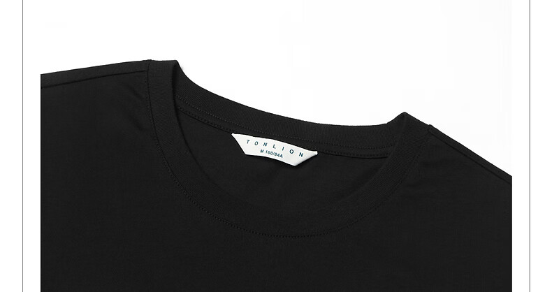 TonLion 2026 Summer New Women's Short Sleeve T-Shirt Black Bowknot Girl Style Cotton Round Neck Stylish Design 11
