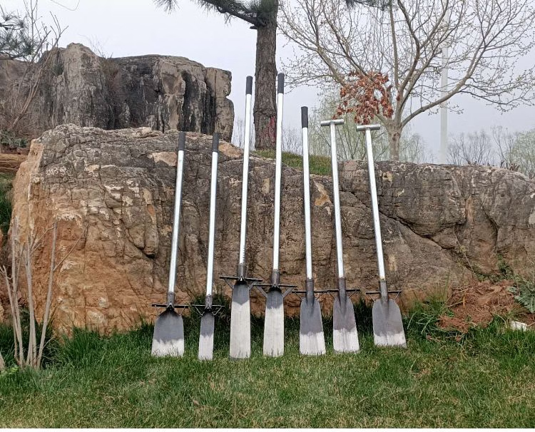 洛阳铲挖树铲锰钢加厚铲树根专用锹挖沟工具挖苗铁锹农用铲子洛阳铲