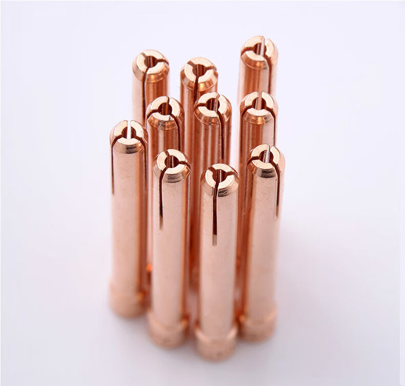 派诺特氩弧焊钨针夹氩弧焊枪配件紫铜夹子焊机钨极夹头16202432150a钨