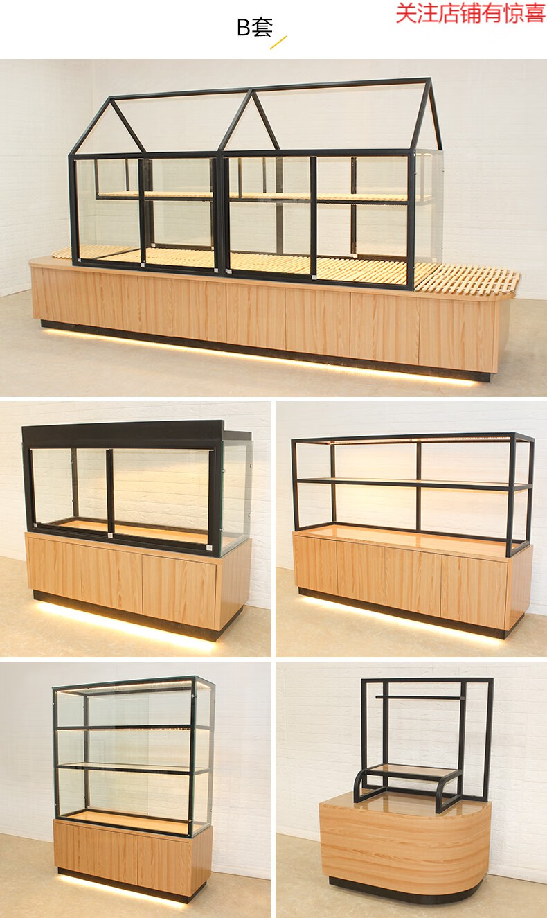 商业办公 展柜 公鹤(malecrane) 蛋糕店面包店展示柜生日蛋糕样品仿真