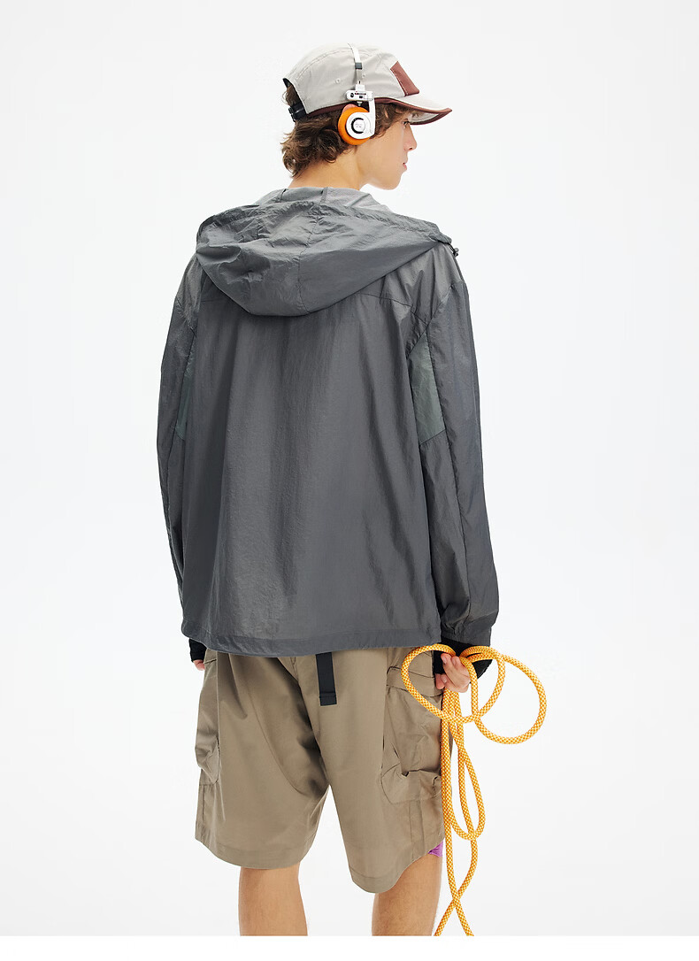 TonLion 2026 Summer New Men's Hooded Sun Protection Casual Stylish Youth Cool Jacket 12