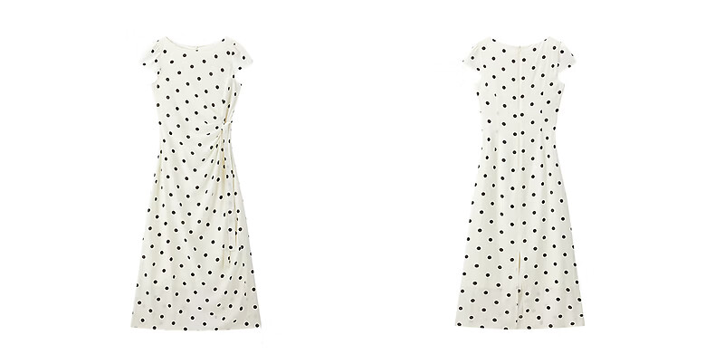 Peacebird Women's Dress [Polka Dot Muse] Long Sleeveless Beach Vacation Dress White L 15