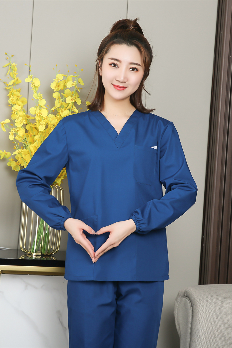 刷手服大码手术室洗手衣男短袖医生工作服长袖口腔牙科手术刷手衣女