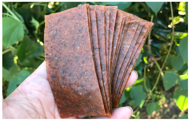 农家手工紫苏酸枣片 南酸枣皮 山枣糕 零食小吃250g 250g瓶装【图片