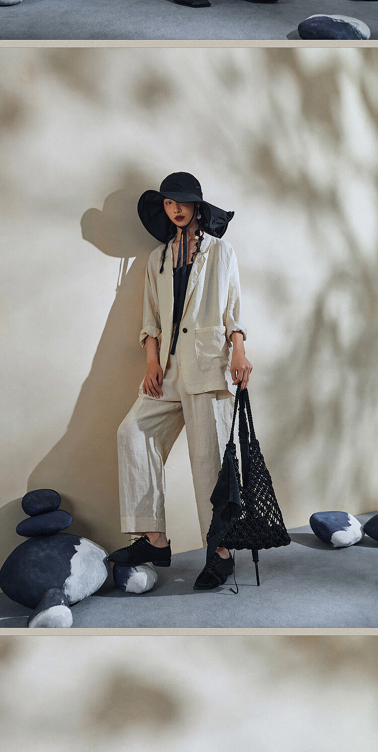 Rizhuo Original Design Women's 2026 Summer New High-End Lightweight Casual Commuter Linen Blazer Jacket 15