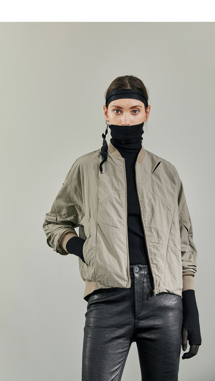 Rizhuo Original Design Women's 2026 Spring New Urban Light Outdoor Baseball Jacket Pilot Short Coat 3