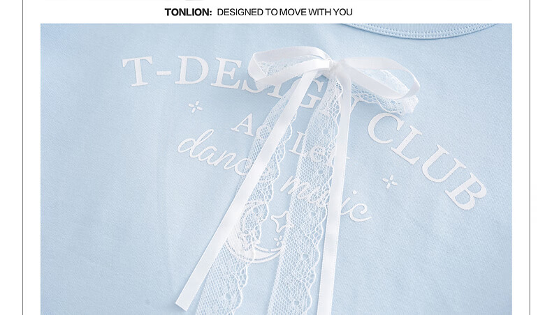 TonLion [Cooling] 2026 Summer Women's Bowknot Short Sleeve Crop T-Shirt Elegant Lady Style Premium Women's T-Shirt 18