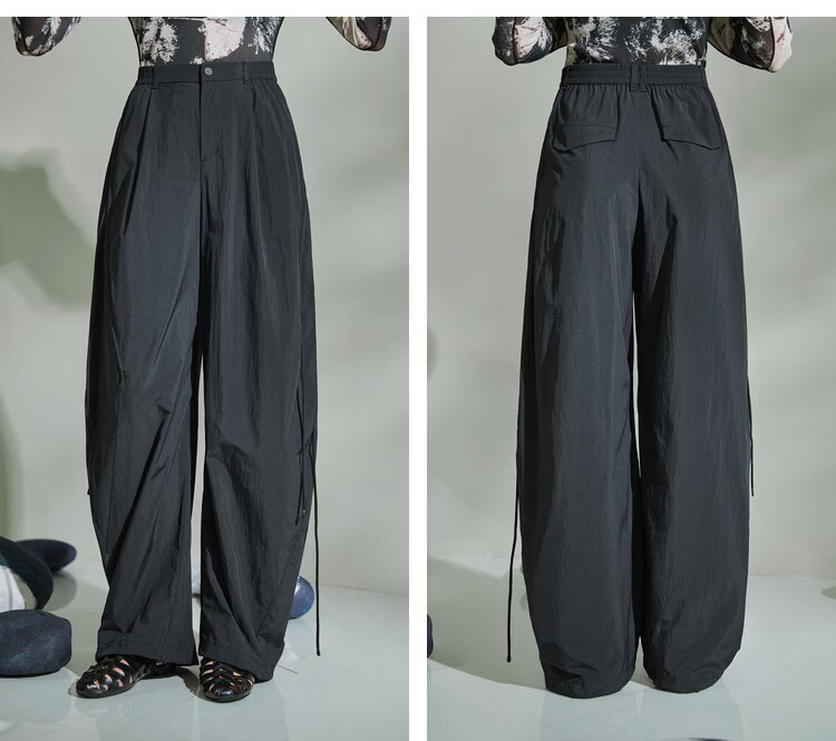 Rizhuo City Light Outdoor Women's 2026 Summer New Sports Drawstring Loose Wide-Leg Sun Protection Casual Pants 14