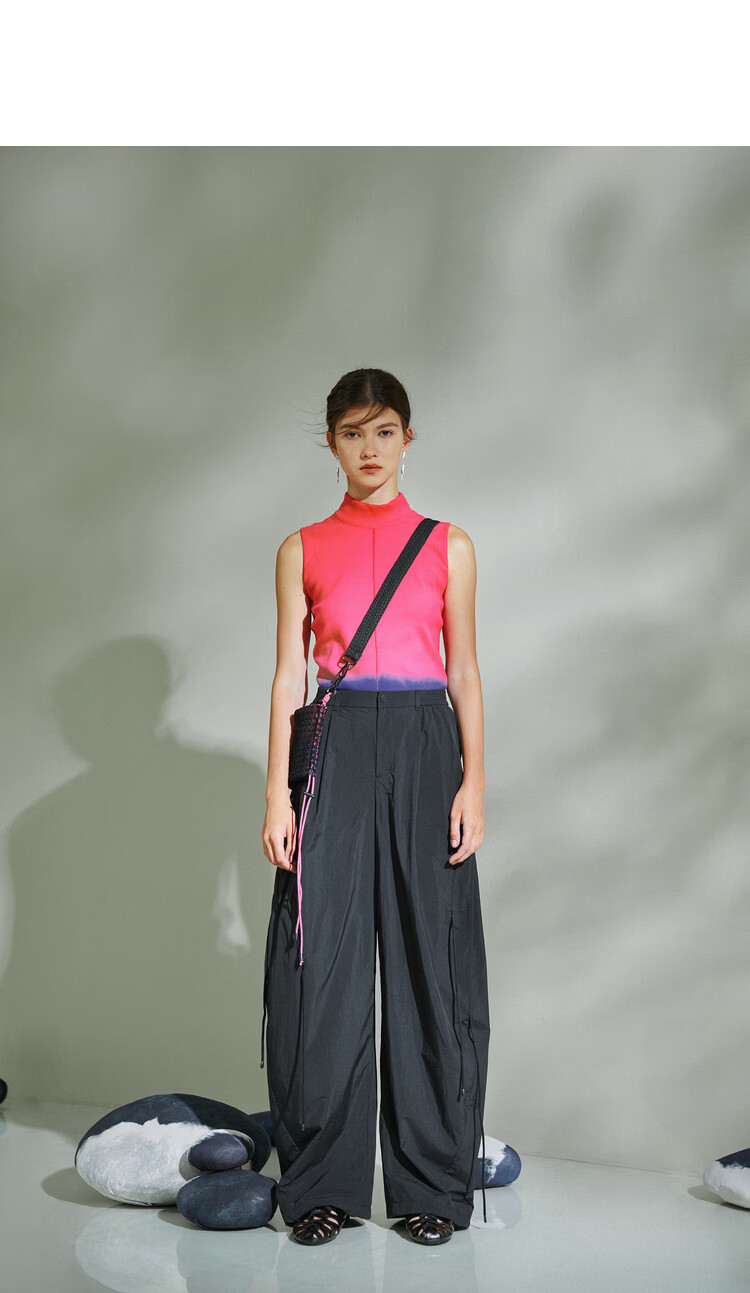 Rizhuo City Light Outdoor Women's 2026 Summer New Sports Drawstring Loose Wide-Leg Sun Protection Casual Pants 16