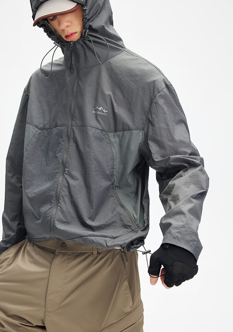 TonLion 2026 Summer New Men's Hooded Sun Protection Casual Stylish Youth Cool Jacket 2