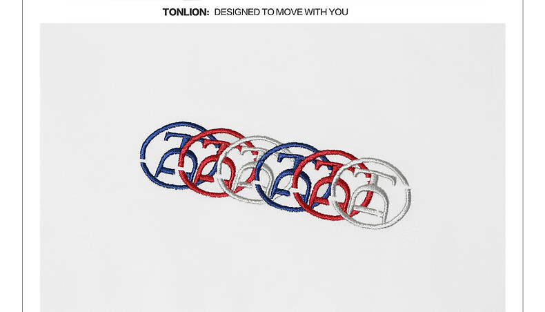 TonLion 2026 Summer New Men's Short Sleeve T-Shirt Unique Design White Stylish Versatile 18