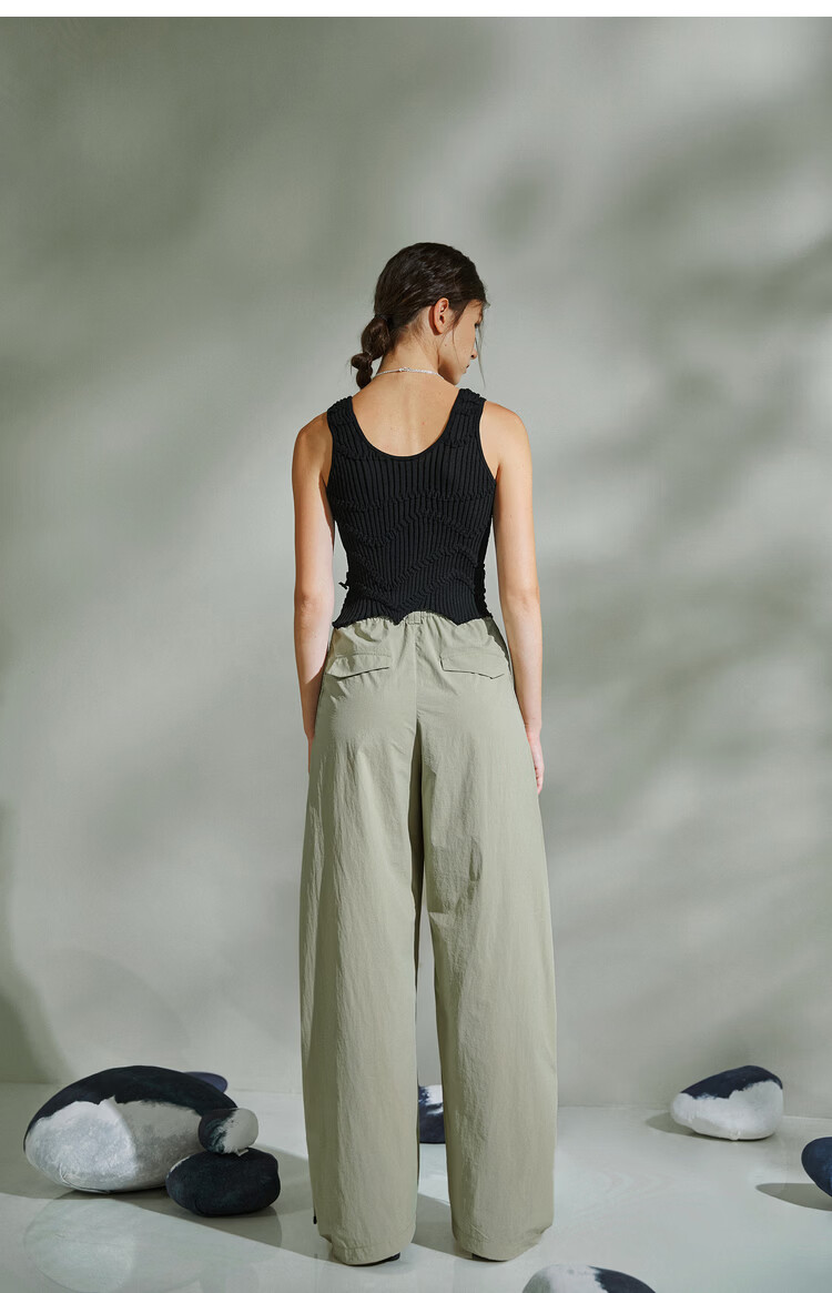 Rizhuo City Light Outdoor Women's 2026 Summer New Sports Drawstring Loose Wide-Leg Sun Protection Casual Pants 19