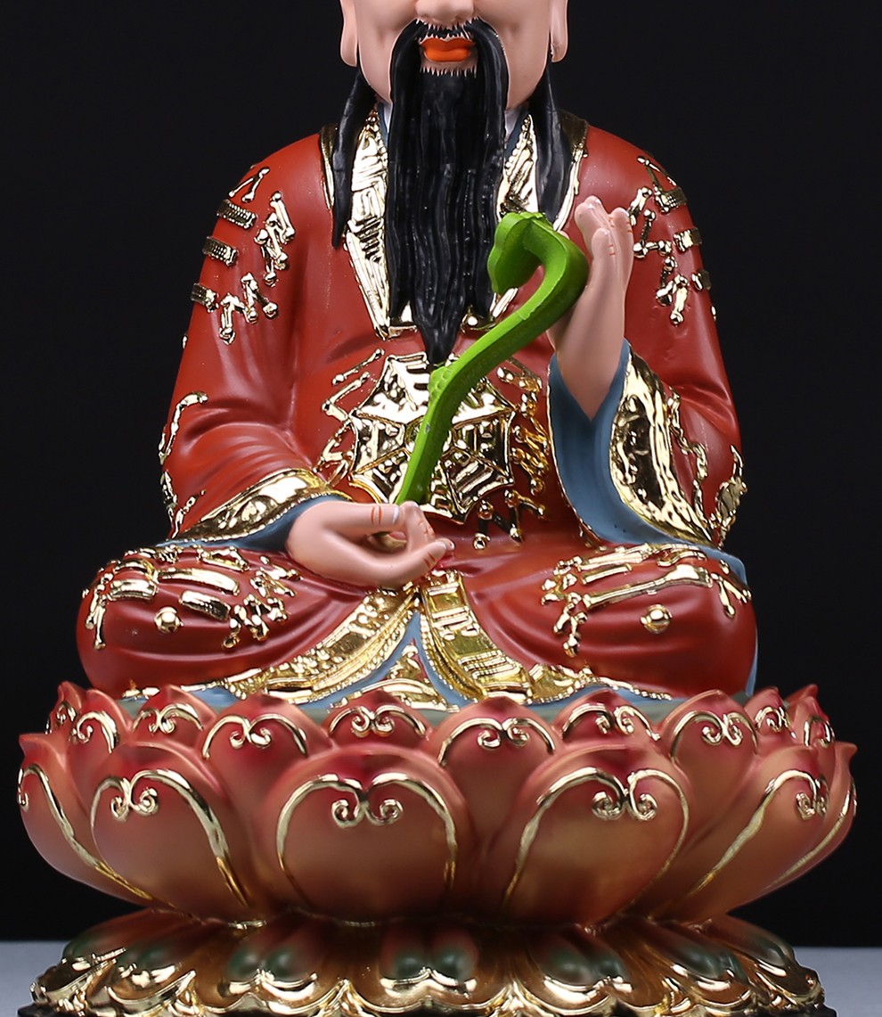 御仟香 三清道祖树脂彩绘元始天尊灵宝天尊道德天尊道家祖师神仙佛像