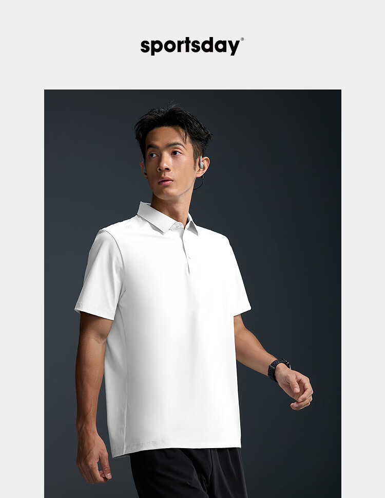 HLA Hailan Home Men's Short Sleeve Polo Summer 2026 Training Breathable Sports Shirt 6