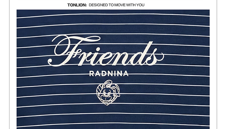 TonLion 2026 Summer New Women's Short Sleeve T-Shirt Loose Casual Striped Top Navy Blue Stylish Premium Feel 18