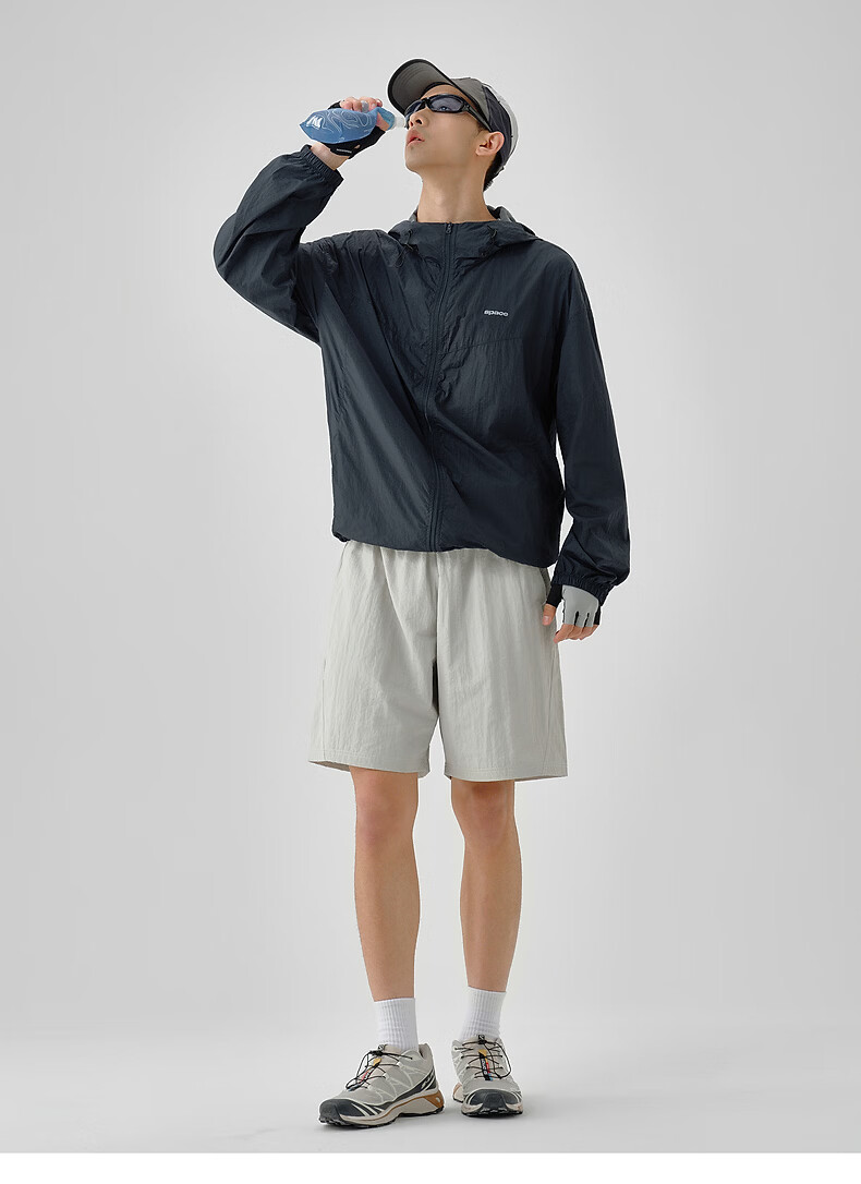 TonLion 2026 Summer New Men's Hooded Sun Protection Sports Casual Outdoor Loose Relaxed Premium Jacket 12