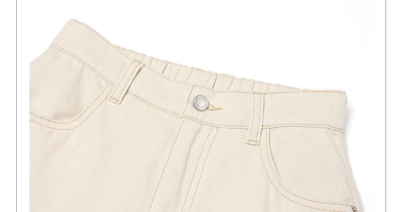 TonLion 2026 Summer New Women's White Denim Pants Simple Commuter Casual Loose Fit Trousers 18