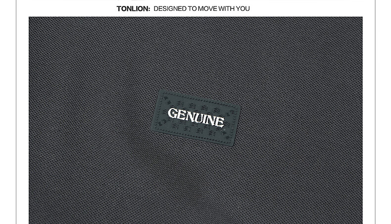 TonLion 2026 Summer New Men's Short Sleeve Polo Shirt Gray Sports Style Versatile Fashion Youth Top 23