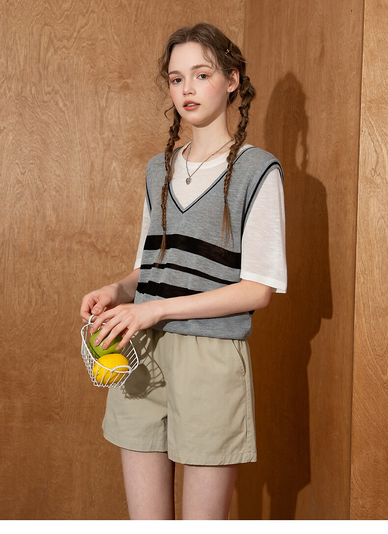 TonLion 2026 Summer New Women's Casual High-Waist Slim Loose Versatile Simple Fashion Shorts 8