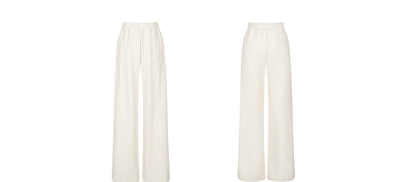 Yixiang Liying White Mask Pants Casual Women's Summer New Loose Draped Wide-Leg Straight Pants Gentle Black XL 27