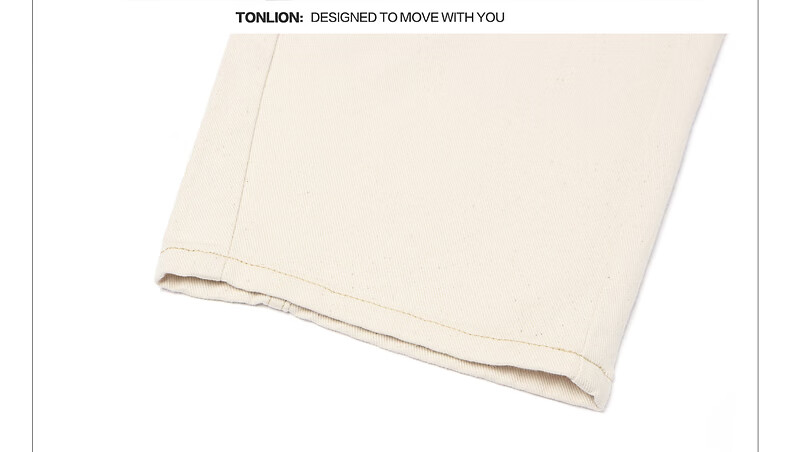 TonLion 2026 Summer New Women's White Denim Pants Simple Commuter Casual Loose Fit Trousers 22