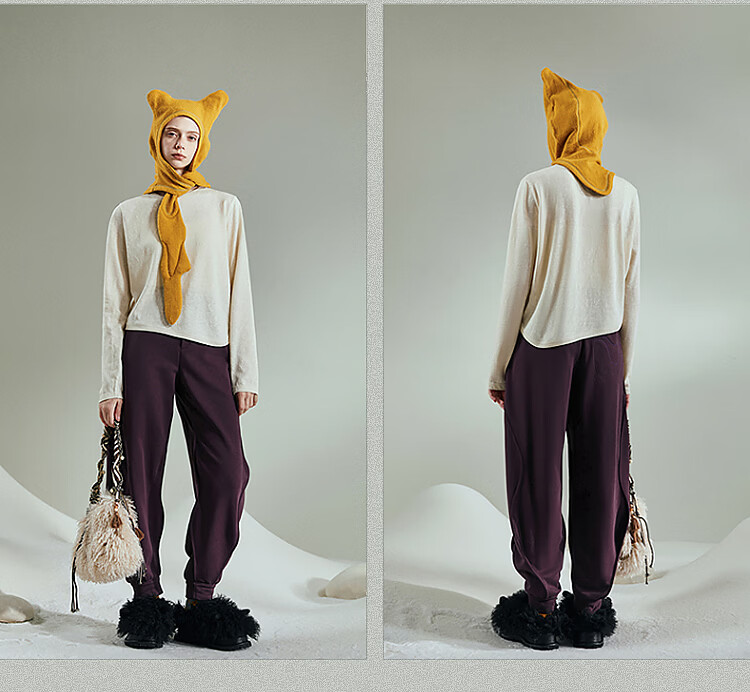 Rizhuo Rizhuoqu Snow Monster Long Sleeve T-Shirt 2026 New Spring Design Loose Slim Fit Solid Color Versatile Shoulder Top 22