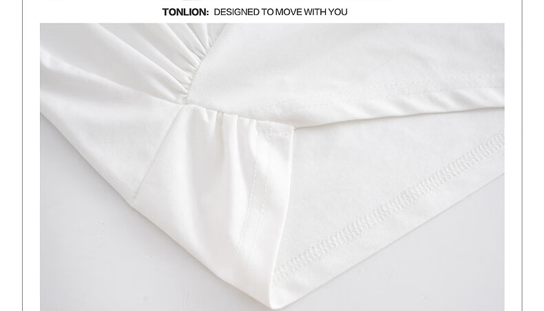 TonLion Lyocell Fiber 2026 Summer Women's Waist-Cinching Short Sleeve Solid Color Versatile Fashion T-Shirt 20