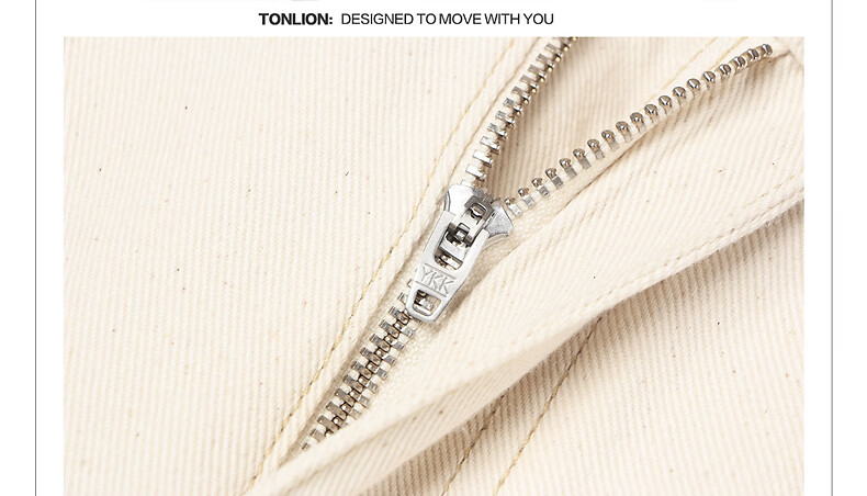 TonLion 2026 Summer New Women's White Denim Pants Simple Commuter Casual Loose Fit Trousers 20