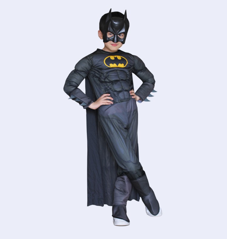 迪士尼disney蝙蝠侠衣服万圣节儿童服装动漫cosplay套装复仇者联盟