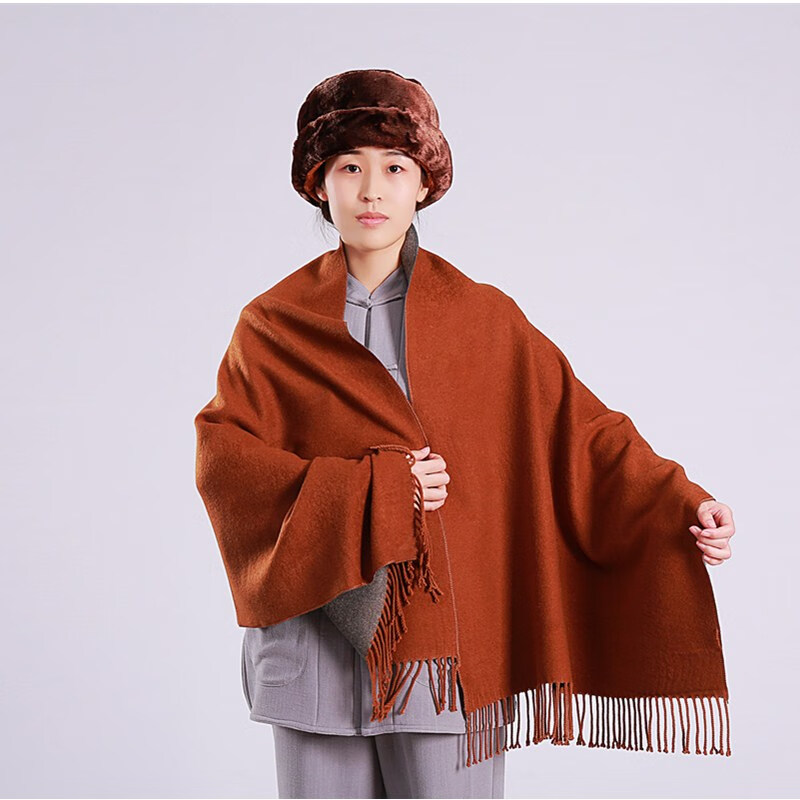 出家人僧帽秋冬款僧人用品和尚帽子保暖秋冬季男女毛线针织帽 针织