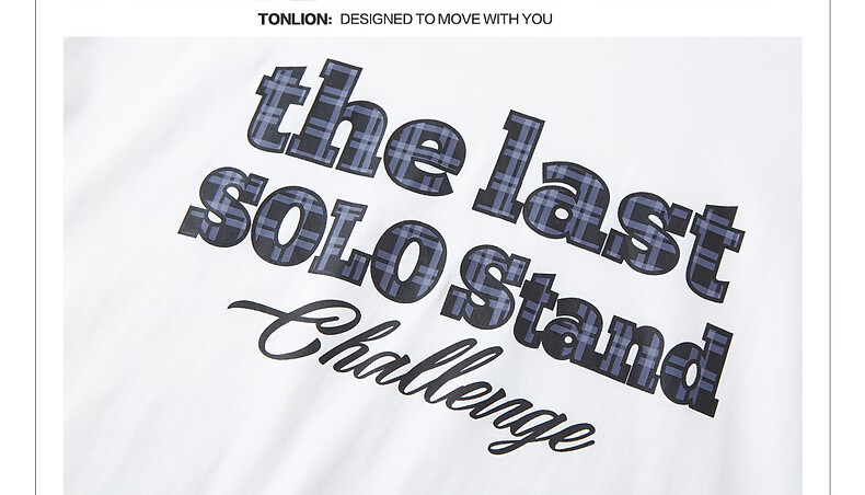 TonLion 2026 Summer New Short Sleeve T-Shirt Unisex Couple Matching Loose Casual Fashion Plaid Design 23