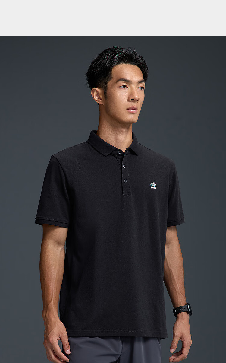 HLAHLA Men's Short Sleeve Polo Shirt 26 Sports Breathable Summer Short Sleeve 14